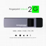 2G Fingerprint Encryption Solid State USB Flash Drive1TB/2TB Protection Data Privacy Usb флешка Pendrive - Image 2