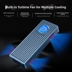 40Gbps USB 4.0 M.2 NVMe SSD Enclosure Case Drive Enclosure With-Thunderbolt 4/3 Ultra-Fast 8TB External Drive Case Solid State - Image 2