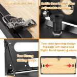 Drop Down Tailgate Table for 2007-2022 Jeep Wrangler JK JL Unlimited ,Rear Door Foldable Table Cargo Shelf Storage Cargo - Image 4