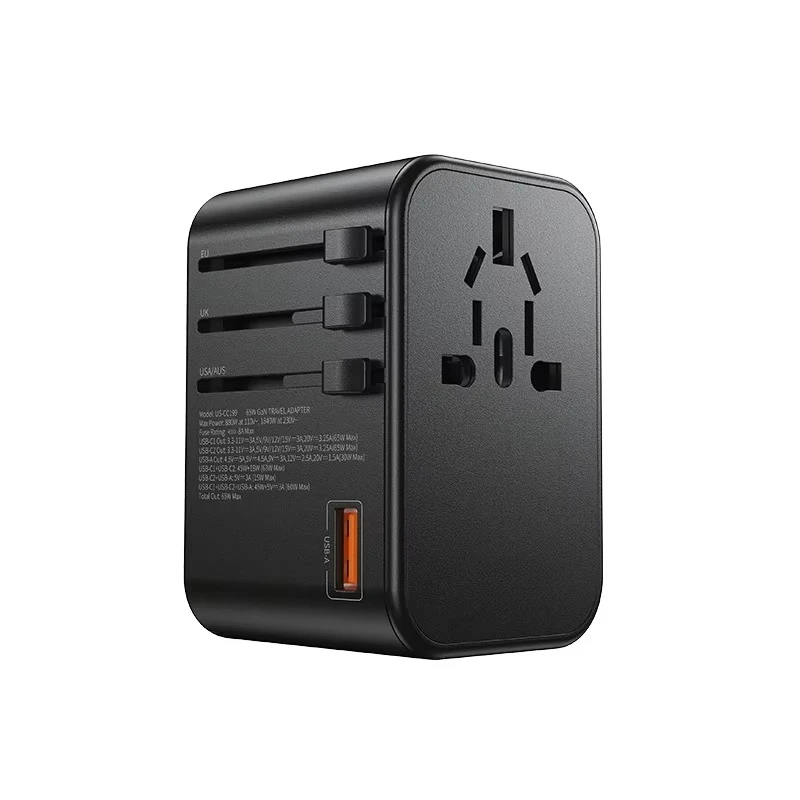 kf-S95b807996db04ab2b0685ac645e27a8fK Multifunctional Charger Universal 65w Fast All-in-one Gan Travel Adapter Cell Phone Type C Charger - Image 1