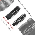 MEIKE Pro Z-Mount Extension Tube｜Auto Focus Macro Adapter for Nikon Z5/Z6/Z7/Z9 Series - Image 2