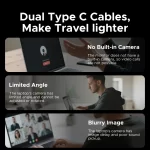 UGREEN USB Camera Webcam For PC with Fill Light 2K30 Fixed Focus, 1.5m Cable - Image 2