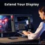 UGREEN 8-in-1 Docking Station 8K30Hz Thunderbolt 4 40Gbps Dock USB3.2 Gen2 10Gbps with EU Adapter for MacBook Laptops PC USB HUB - Image 3