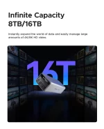 ORICO FlashGo RAID External SSD FG02/FG04 – Up to 16TB USB-C High-Speed Portable Solid State Drive 3200MB/s RAID0/1/5 Metal Body - Image 3