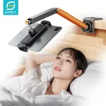 Eary Phone Holder Tablet Stand Mount For Desktop Bedside Three-Stage Telescopic Foldable Rotatable With Metal Clamp Lazy Bracket