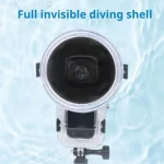 Invisible Dive Case for Insta360 X5, 60m/197ft Waterproof Housing Cover Underwater Diving Shell for Insta 360 X5 Accessories - Image 2