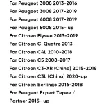 MAMSM Car Radio Canbus Box For Peugeot 307 308 308S 508 208 2008 301 3008 Citroen Elysee C4L C5 C3-XR C-Quatre Decoder Adapter - Image 5