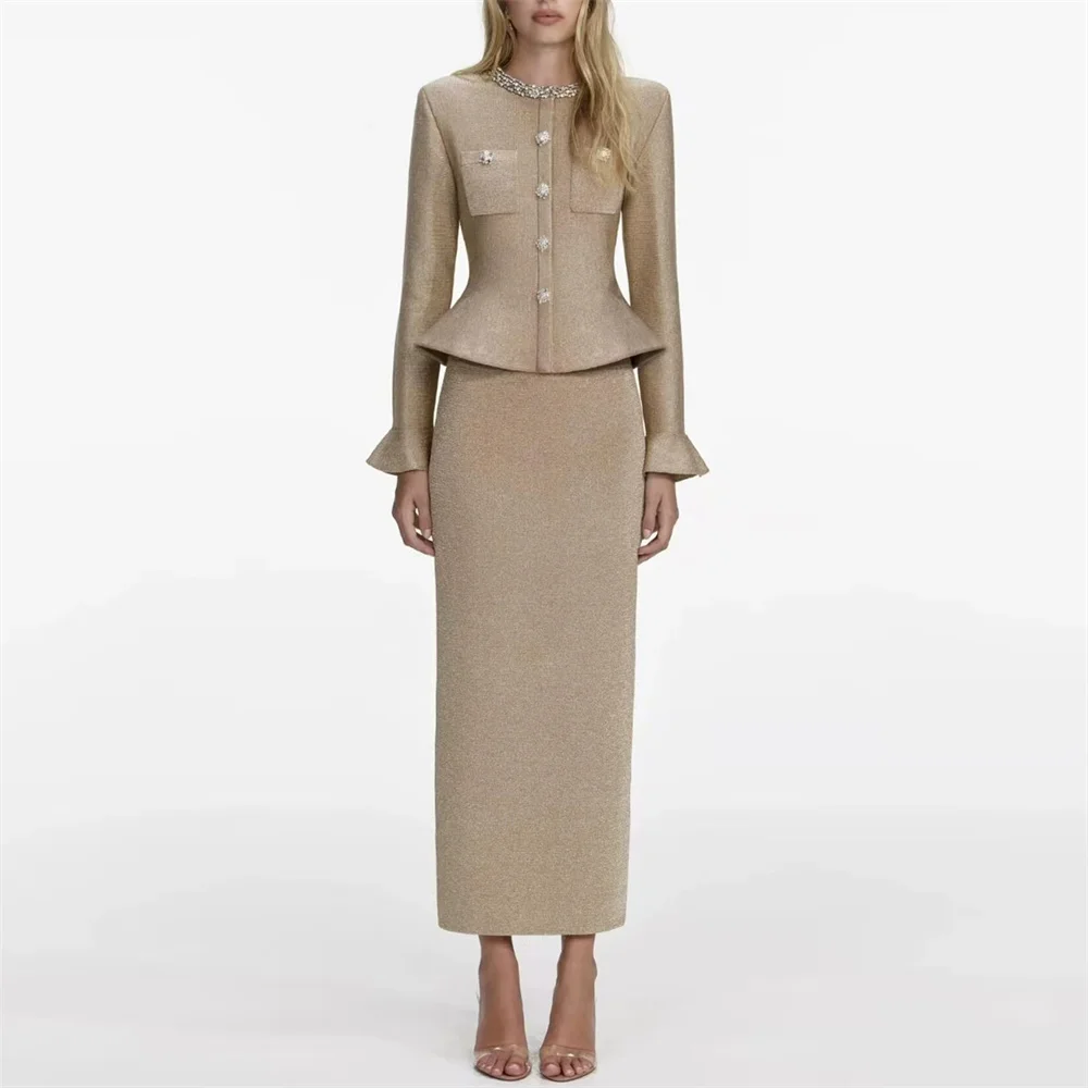 kf-Sd5d68bf04e454a1abe6b86c9dbf5fc52X 2025 Winter Women's Fitted Dress, Elastic, Diamond Ruffles, Corset, Elegant Ladies' Dress, Y2K New, High-Quality Party Dress bra - Image 1