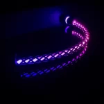 SHINE Biohazard LD 9 Strain Single Crystal Copper Aviation Plug Line Customized RGB Data Cable Magnetic Axis 8K Gaming Cable - Image 2