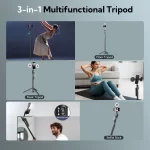 Selfie Stick Gimbal Stabilizer For Smartphone With Bluetooth Remote Intelligent AI Follow-Up Anti Shake Pan Tilt Tripod - Image 4