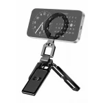 MT-07 Aluminum Alloy Magnetic Phone Stand Holder Tripod Multi-Functional Foldable Bed & Desk Stand