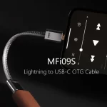 DD ddHiFi TC09S MFi09S Type-C/Lightning to Type-C OTG Cable High Purity Litz Pure Silver Wire and Oxygen-Free Copper Wires - Image 2