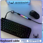 Wins Keyboard Cable USB Esports 8K Data Cable Custom Aviation Connector for Magnetic Switch Mechanical Keyboard Table Decoration