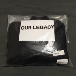 Winter Fashion Street Blank Black OUR LEGACY Sweater Minimalist Stand Collar Two-Way Zipper Cardigan Knitted Jacket Men Women - Image 4