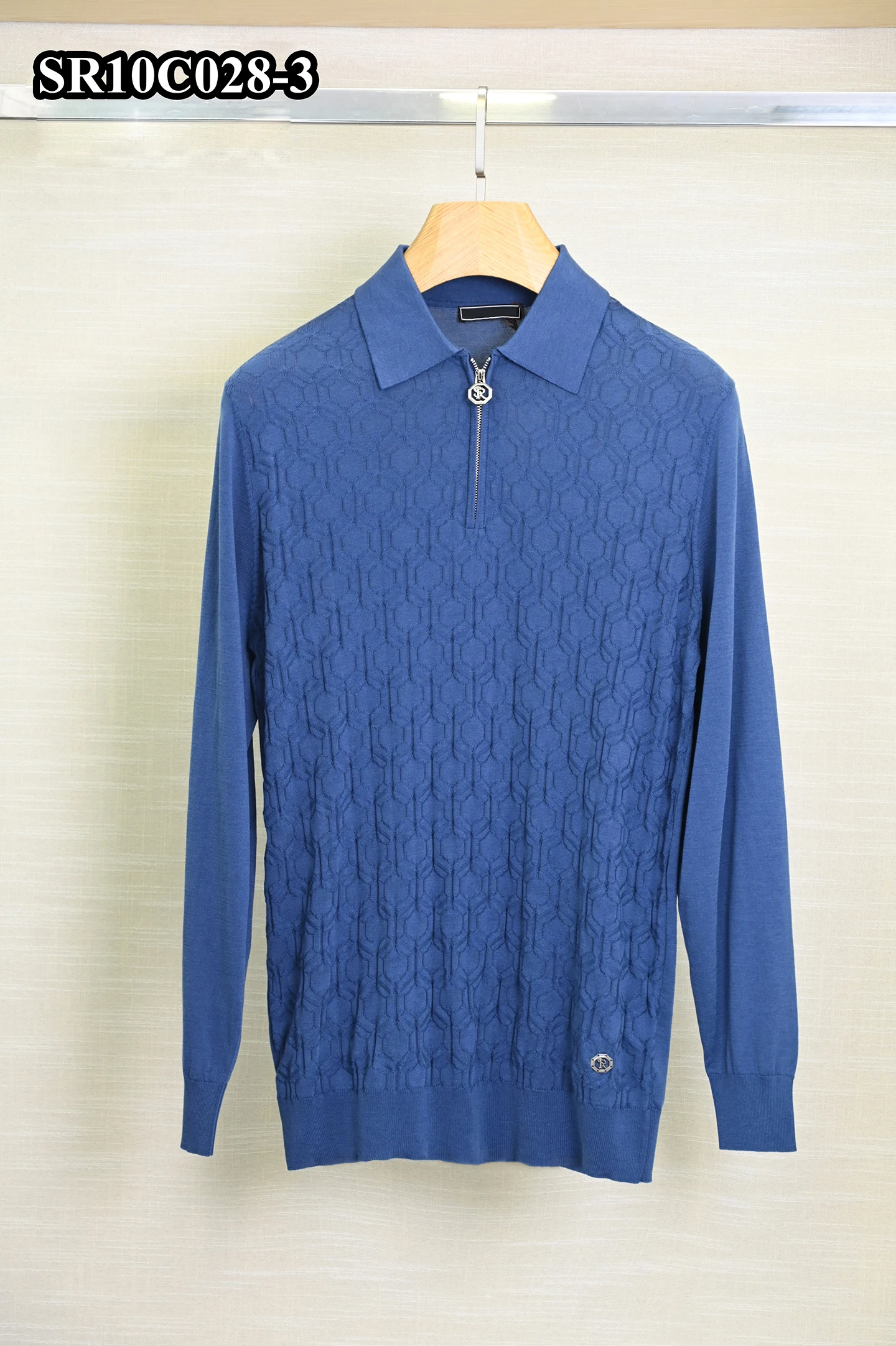 kf-Sb574ed6a9e2c4465a9f292e08640a4e6L OECHSLI Sweater men's 2025 new warm Long sleeved casual embroidery knitting comfort elastic zipper high quality big size M-4XL - Image 1