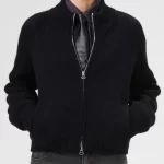 Winter Fashion Street Blank Black OUR LEGACY Sweater Minimalist Stand Collar Two-Way Zipper Cardigan Knitted Jacket Men Women - Image 5