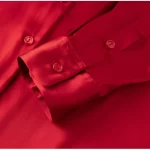 Birdtree,93% Real Silk Solid Blouse,Women's Silk Stretch Satin Lapel Tops,Full Sleeve,Single Breasted Shirt,2025 New T5D610JF - Image 5